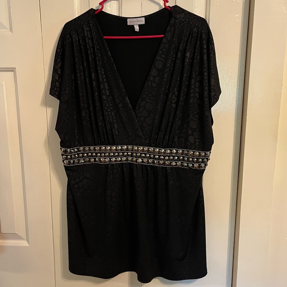 Fashion Bug Sexy Black Top